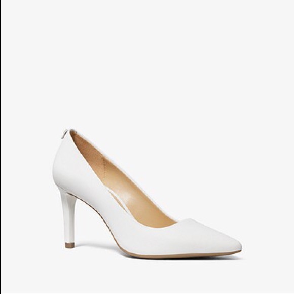 mk white heels